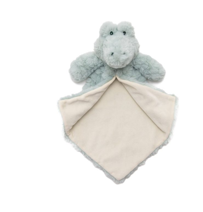 Alligator Baby Lovey Security Blanket