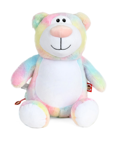Pastel Bear Plush Toy