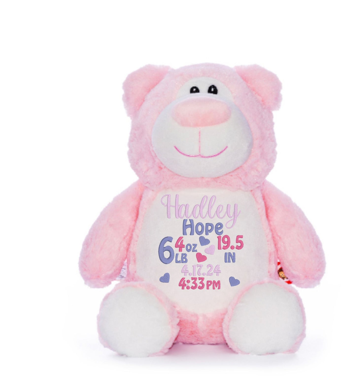 Pink Bear Plush Toy